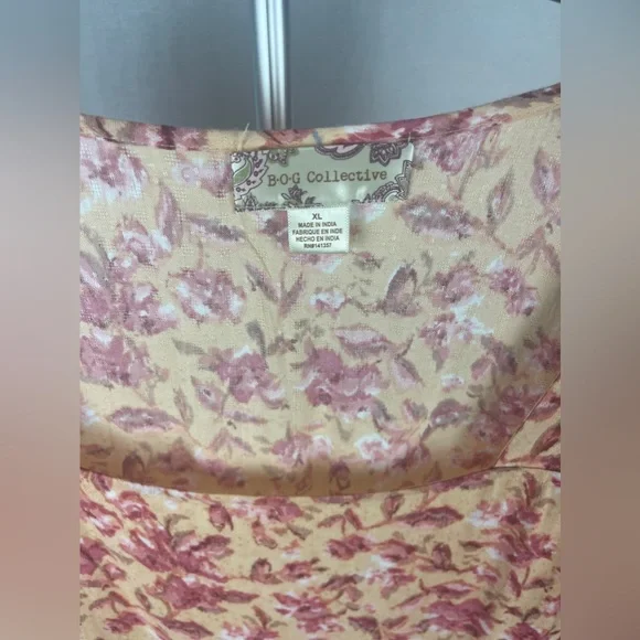 B.O.G. COLLECTIVE Cassia Patterned Mini Dress Size XL (14-16) NWT - Picture 4 of 11